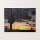 Recherche de saguaro puzzles Coucher de soleil