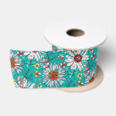 Recherche de jaune et turquoise rubans Fleurs
