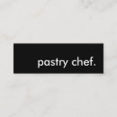 Recherche de pâtisseries cartes visite Chef