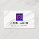 Recherche de prise électrique cartes visite Énergie