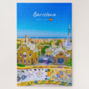 Recherche de guell de parc puzzles Barcelone