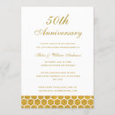 Recherche de 50 ans mariage anniversaire invitations Élégant