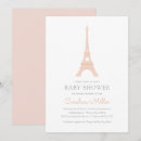 Recherche de tour eiffel baby shower invitations Ooh la la