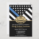 Recherche de shérif invitations Agent de police
