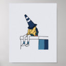 Zoek naar vrouwen illustratie posters Blauw