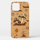 Recherche de champignon vintage iphone coques Beige