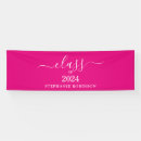 Recherche de pink graduation banderoles De remise des diplômes