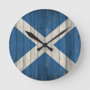 Recherche de drapeau écossais horloges Saltire