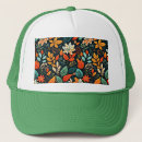 Recherche de decorative trucker casquettes Floral