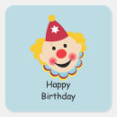 Recherche de visage de clown autocollants Cirque