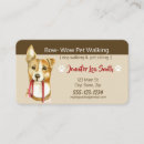 Recherche de affaires de chien cartes visite Customer
