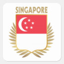 Recherche de drapeau de singapour autocollants Patriotisme
