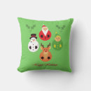 Recherche de joyeuses fêtes coussins Noël