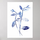 Recherche de la chevre posters Bleu