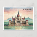Recherche de budapest cartes postales Aquarelle