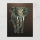 Recherche de éléphant abstrait cartes postales Dessin