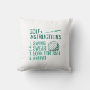 Recherche de golf de coussins Humour