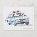 Recherche de voiture de police cartes postales Transport
