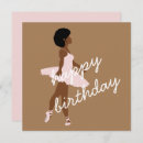 Recherche de ballerina anniversaire cartes Élégant