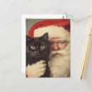 Recherche de noël mignon cartes postales Chat