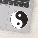 Zoek naar yin stickers Zwart en wit