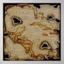 Recherche de carte de trésor posters Jolly roger