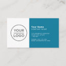 Recherche de turquoise et noir cartes visite Simple