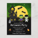 Recherche de monstre vert cartes postales Enfants