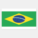Recherche de drapeau du brésil autocollants Fierté brésilienne