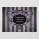 Recherche de gothique fiançailles invitations Victorien