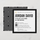 Recherche de chevron noir et blanc invitations Pour enfants