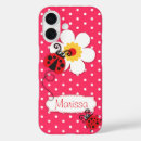 Recherche de coccinelle rose iphone coques Fille