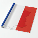 Recherche de la drapeau france papier cadeau Bleu