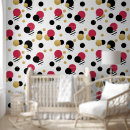 Recherche de rose de point de polka art Noir