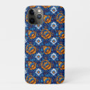 Recherche de motif complexe iphone coques Bleu