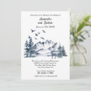 Recherche de montagne rocheuse invitations Aquarelle