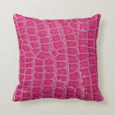 Recherche de crocodile coussins Rose