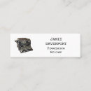 Recherche de vieille machine écrire cartes visite Journaliste