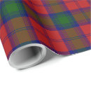 Zoek naar clan tartan cadeaupapier Rood