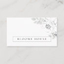 Recherche de illustration florale cartes visite Botanique