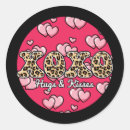 Recherche de coeur rose rouge autocollants Xoxo