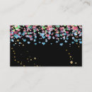 Recherche de confettis cartes visite Coeur