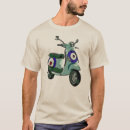Recherche de vespa scooter tshirts Mod