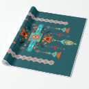 Recherche de rouge indien papier cadeau Aztèque