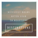 Zoek naar wegen posters Inspirerend citaat