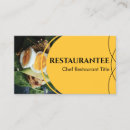 Recherche de restaurants cartes visite Chef