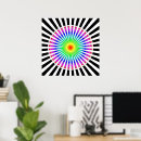 Recherche de motif hypnotique posters Coloré