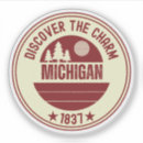 Recherche de michigan autocollants Traverser la ville