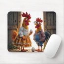 Zoek naar grappige kippen muismatten Rooster