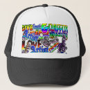 Recherche de le graffiti trucker casquettes Coloré